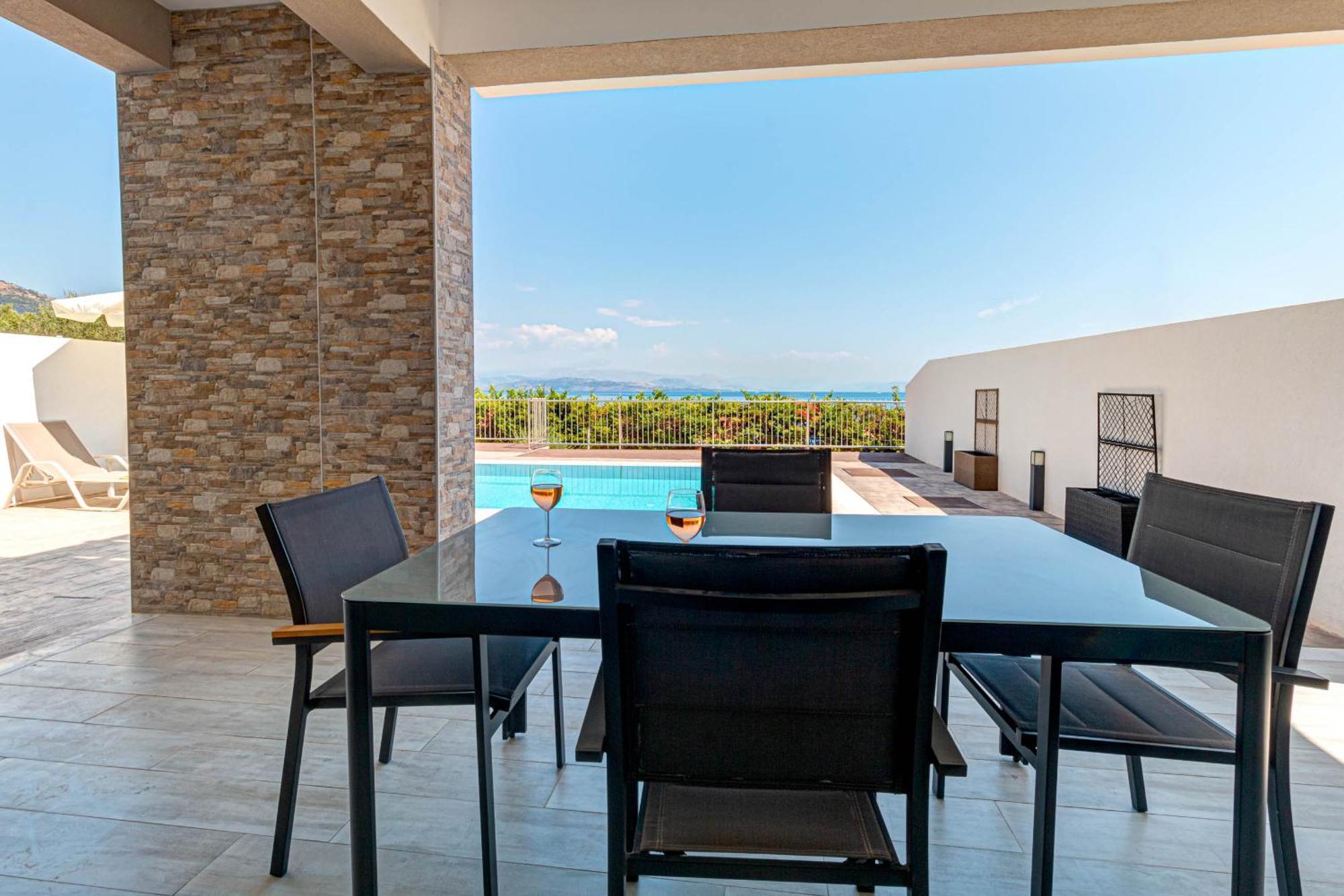 Corfu Ocean View Aglaia Villa *